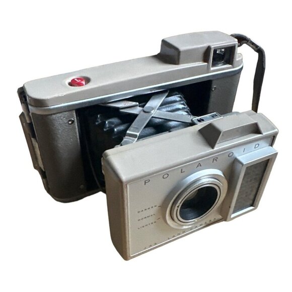 Vintage Polaroid J33 Land Camera With Leather Case